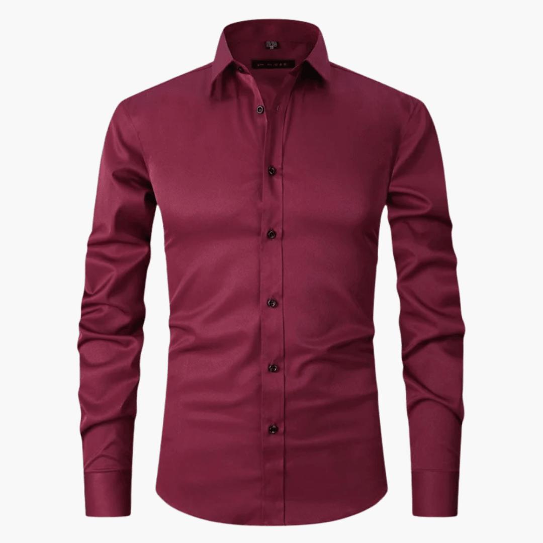 Camisa ajustada para hombre | Manga larga