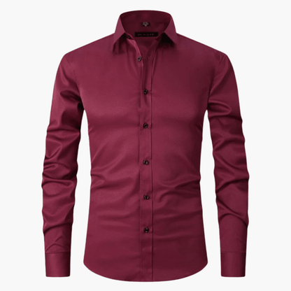 Camisa ajustada para hombre | Manga larga
