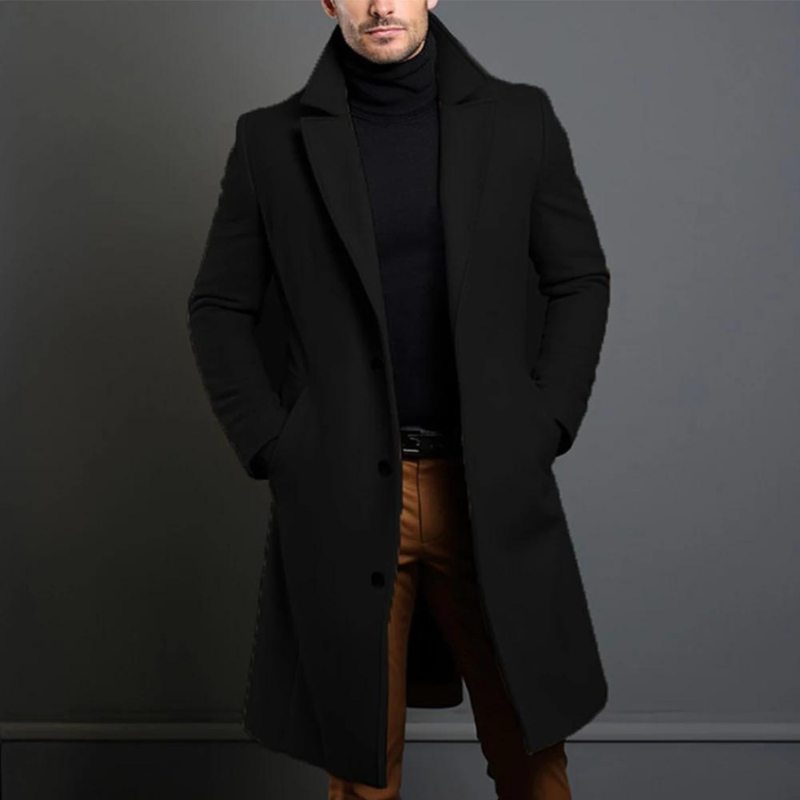 Homme Manteau long élégant | Hiver