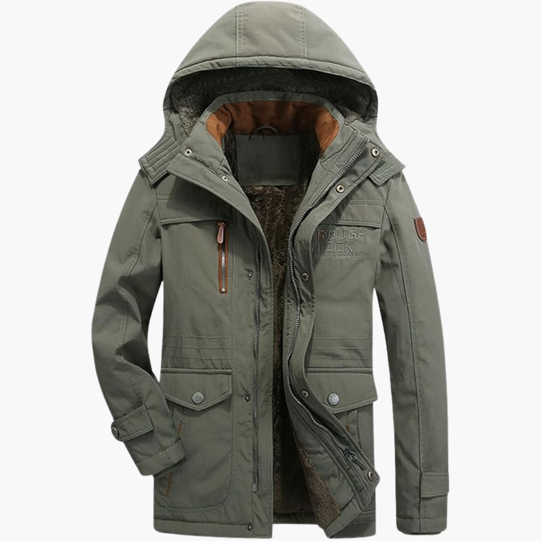Veste d'hiver longue homme | Polaire