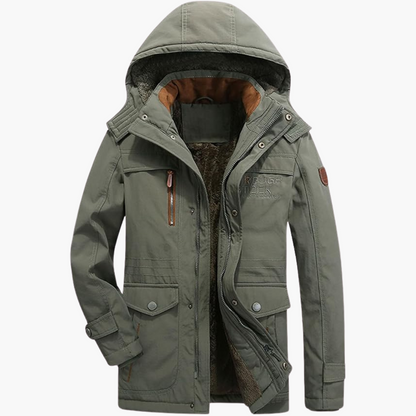 Veste d'hiver longue homme | Polaire