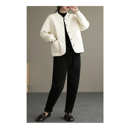 Veste matelassée à boutons et poches pour femmes – Noemi