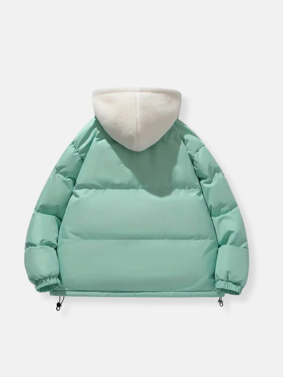 Herren Reißverschluss Daunenjacke | Warm