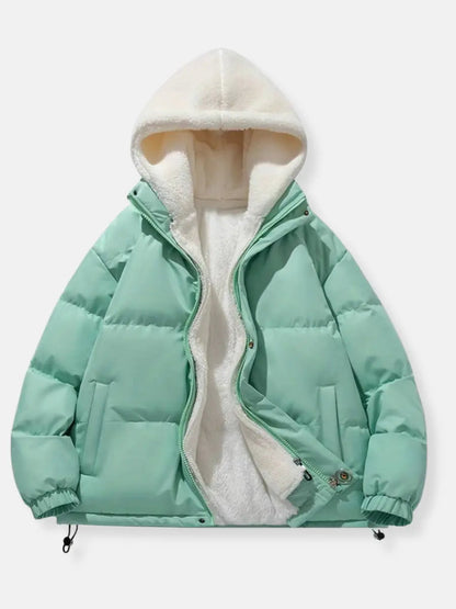 Herren Reißverschluss Daunenjacke | Warm