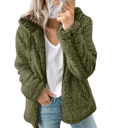 Damen Teddy Mantel | Warm