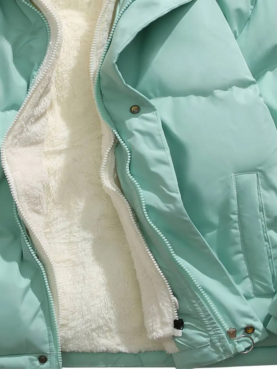 Herren Reißverschluss Daunenjacke | Warm