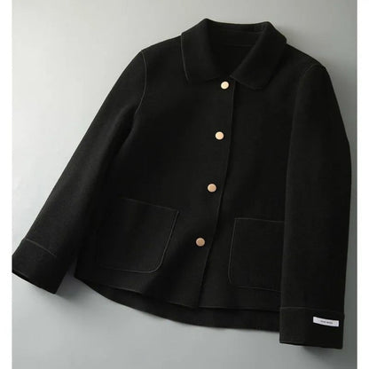 Veste courte à boutons et poches pour femmes - Daniela