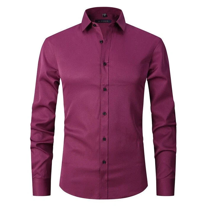 Chemise stretch pour homme | Manches longues