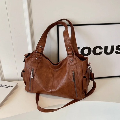 Damen Große Trage Handtasche | mit Optionalem Schultergurt