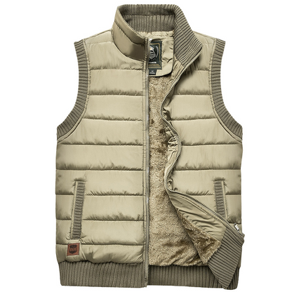 Herren Fleece Weste | Kurz