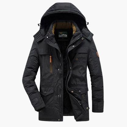 Veste d'hiver longue homme | Polaire