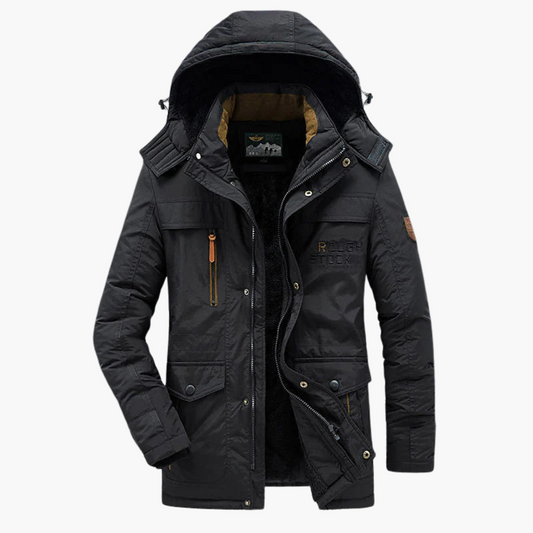 Veste d'hiver longue homme | Polaire