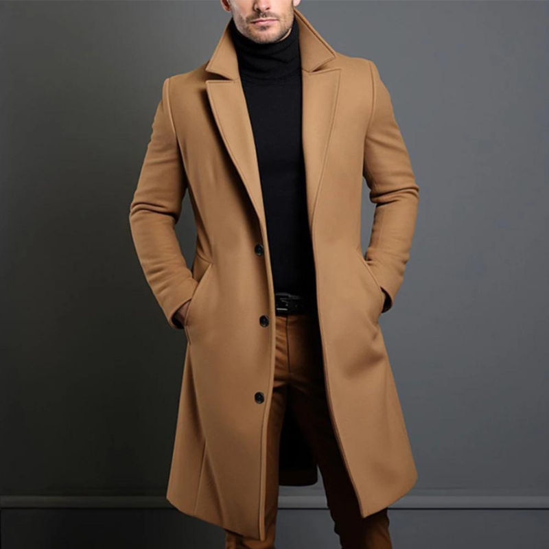 Homme Manteau long élégant | Hiver