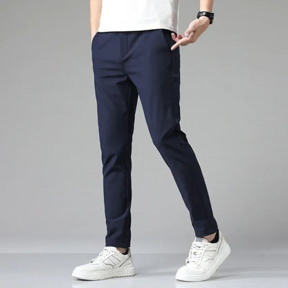 Pantalon chino homme business décontracté | Coupe slim