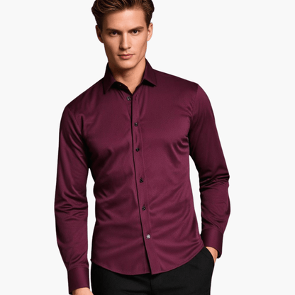 Camisa ajustada para hombre | Manga larga