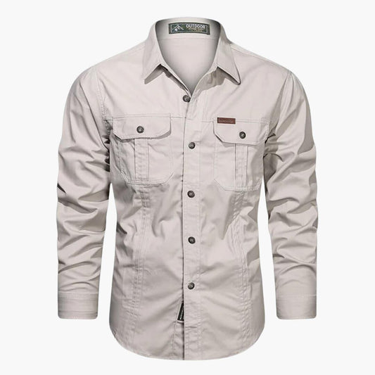 Chemise cargo homme | Manches longues