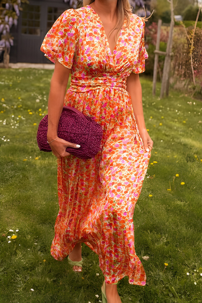Women's Floral Print Summer Dress | Maxi