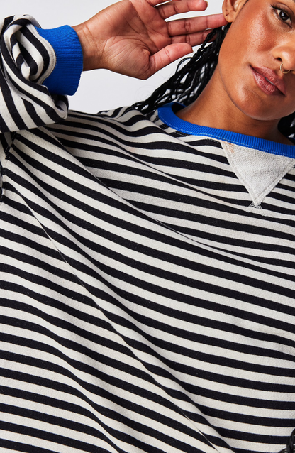 Damen Gestreiftes Pullover | Oversize