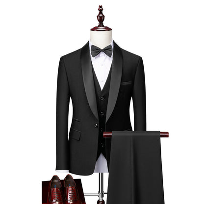 Costume complet de mariage slim fit pour homme