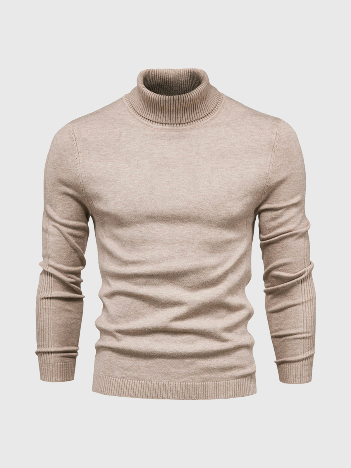 Homme Pull col roulé court | Lavable