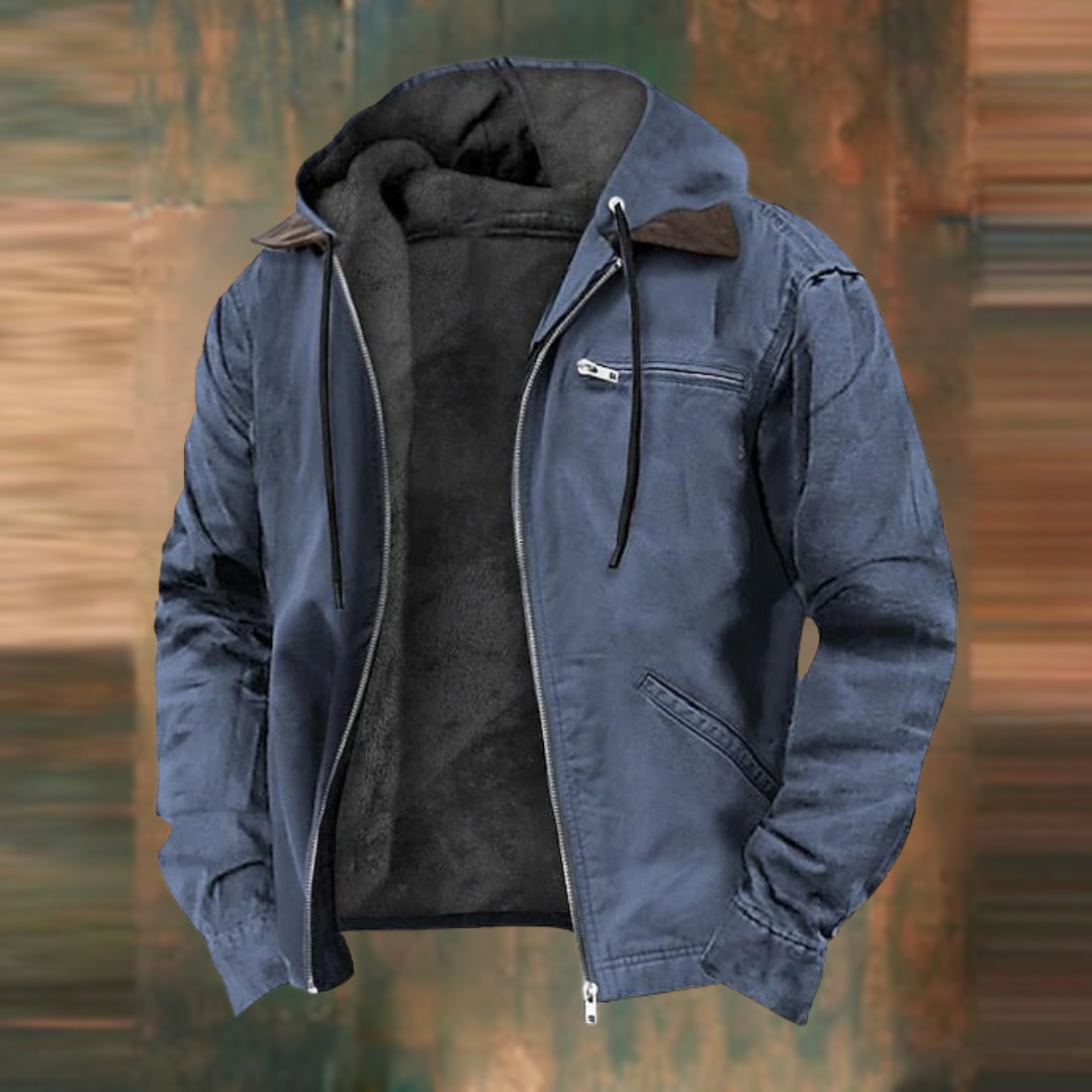 Chaqueta de invierno de transición corta para hombre