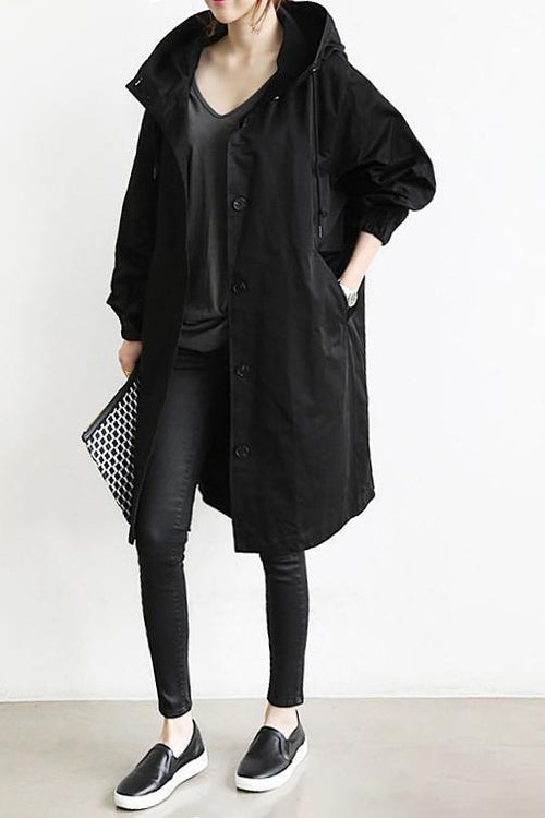 Veste d'hiver longue imperméable pour femme | Légère