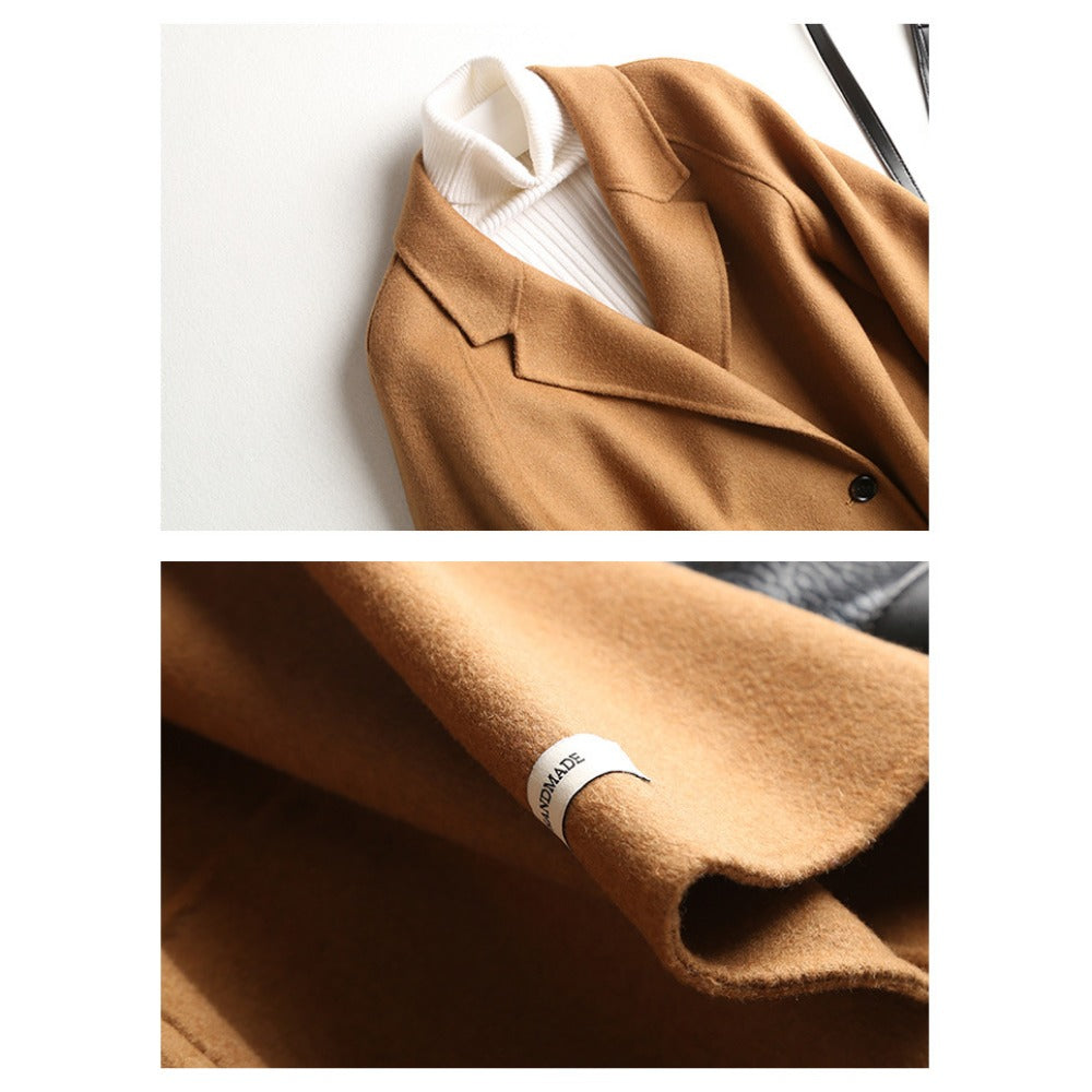 Manteau en laine à double boutonnage pour femmes – Daria