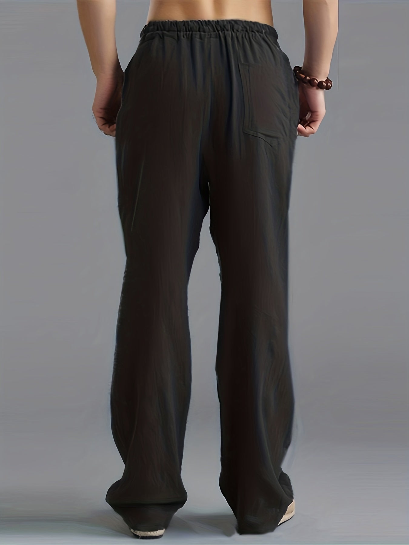 Herren Komfortable Leinen Hose | Lang