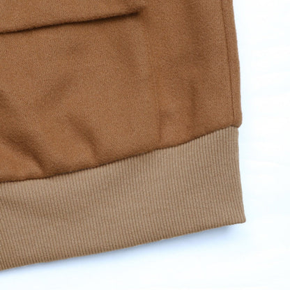 Bomber marron à boutons-pression pour femmes - Santina