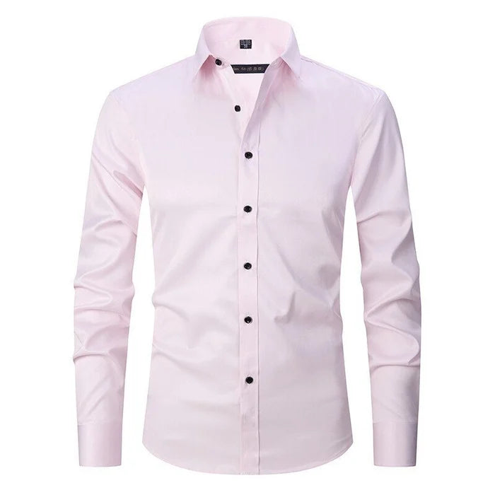 Chemise élastique pour homme | Manches longues
