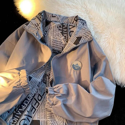 Veste réversible à motif imprimé pour femmes – Lavinia