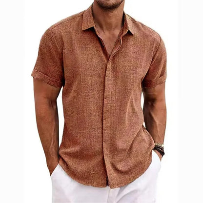 Polo de plage manches courtes homme | Boutonné