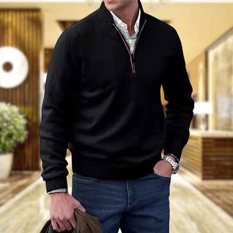 Homme Pull élégant | Fermeture éclair