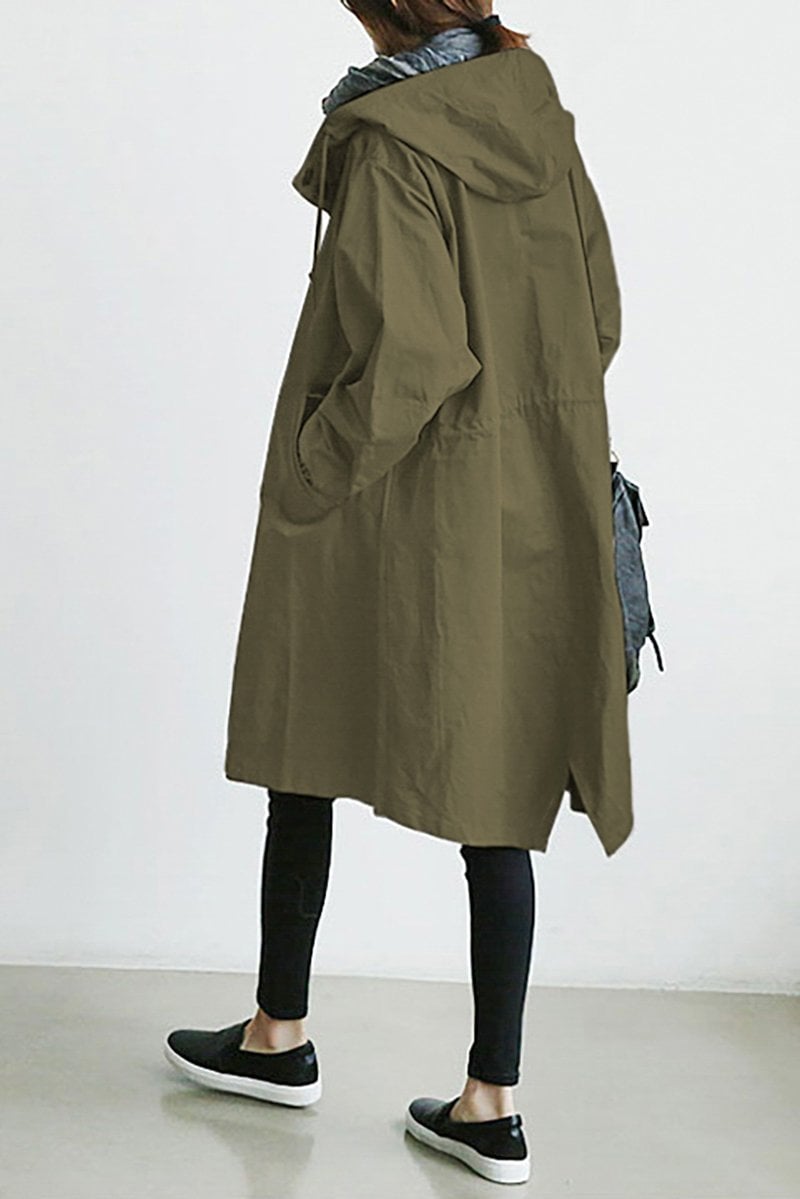 Veste d'hiver longue imperméable pour femme | Légère