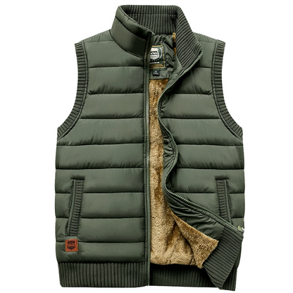 Herren Fleece Weste | Kurz