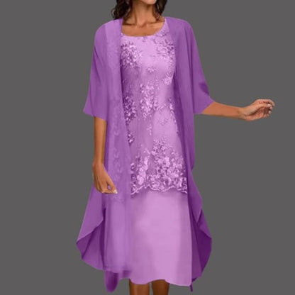 Robe deux pièces pour invitées de mariage pour femmes | Midi