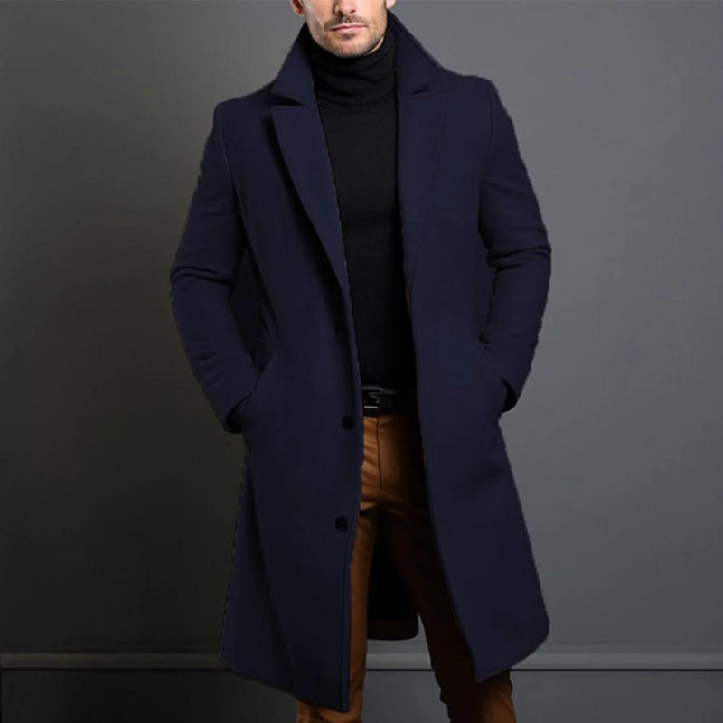 Homme Manteau long élégant | Hiver
