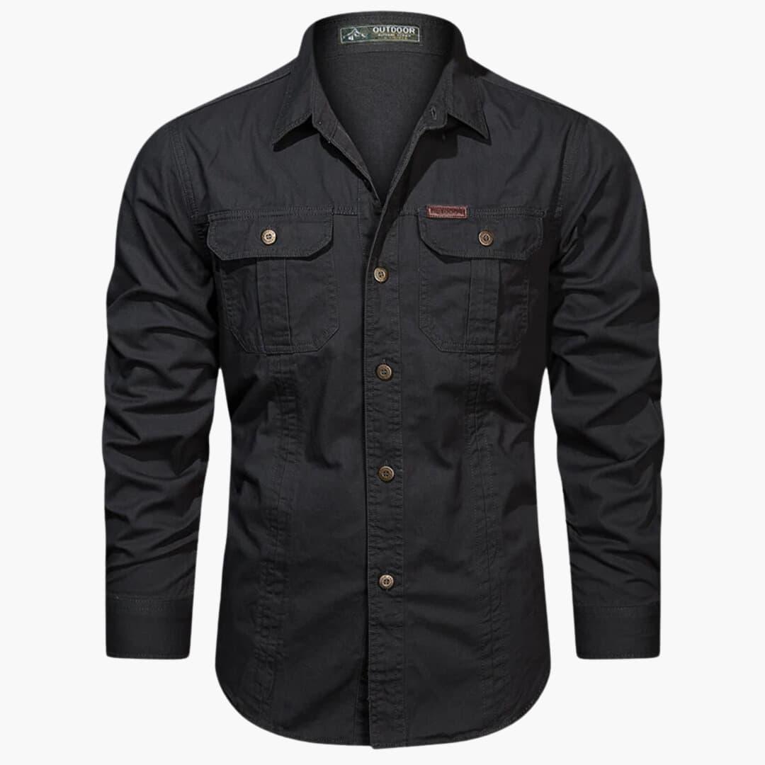 Herren Cargo Hemd | Langarm