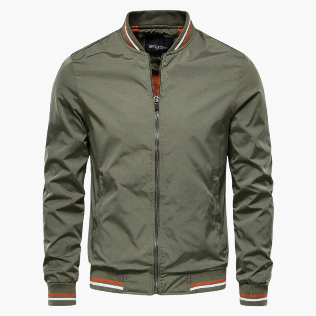 Chaqueta bomber de invierno para hombre | Con cremallera