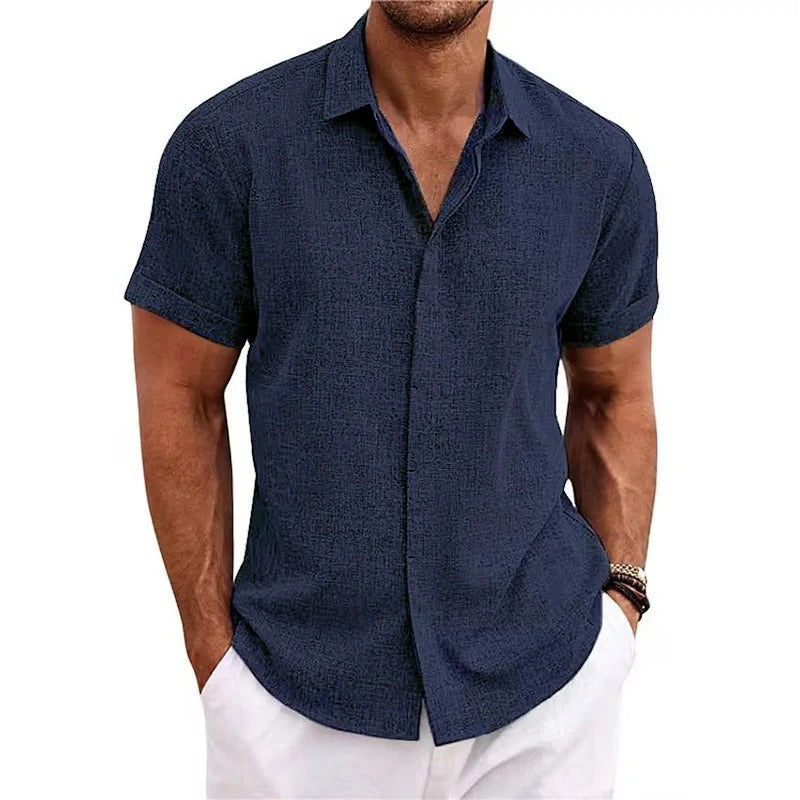 Polo de plage manches courtes homme | Boutonné