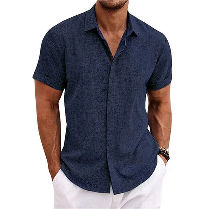 Polo de plage manches courtes homme | Boutonné