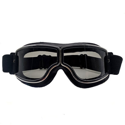 Lunettes de moto vintage polarisées pour homme