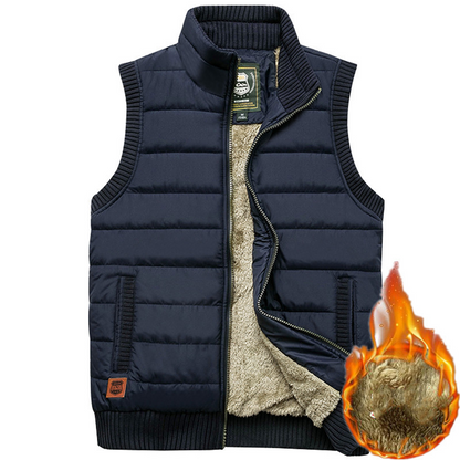 Herren Fleece Weste | Kurz