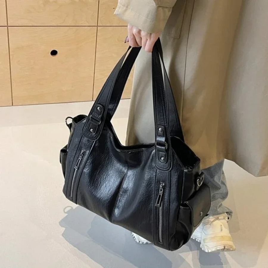 Damen Große Trage Handtasche | mit Optionalem Schultergurt