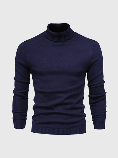 Homme Pull col roulé court | Lavable