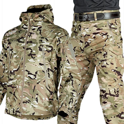 Veste et pantalon d'hiver imperméables pour hommes | Fonctionnelle