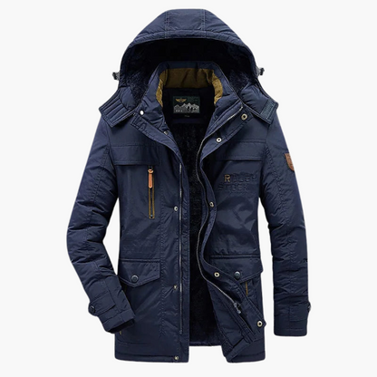 Veste d'hiver longue homme | Polaire