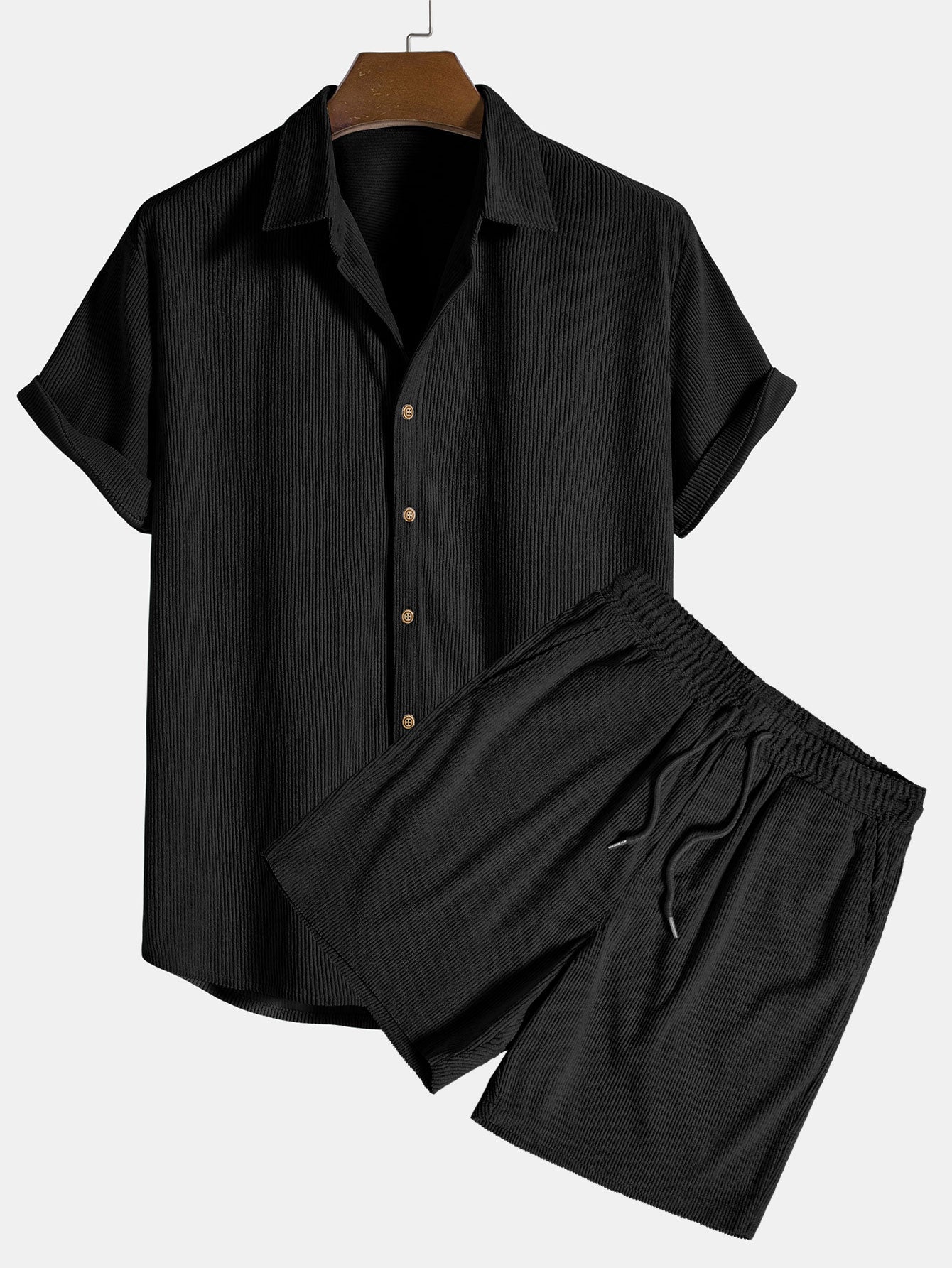 Completo estivo da uomo camicia e pantaloncini | Set in due pezzi