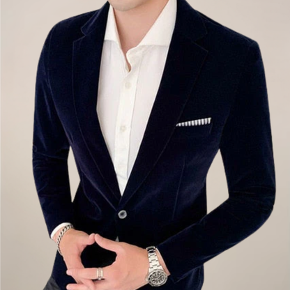 Veste blazer formelle homme coupe slim | revers à un bouton