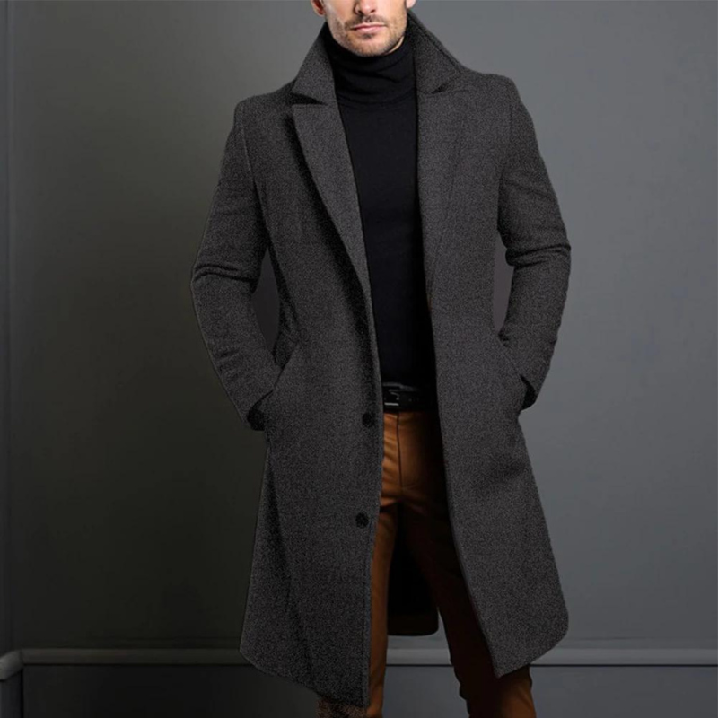 Homme Manteau long élégant | Hiver